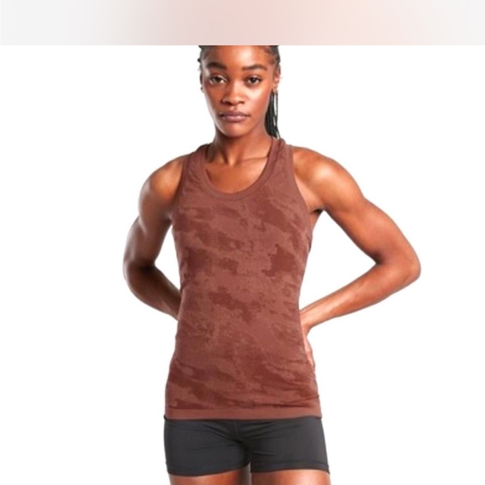 Brown Camouflage Women's Tank Top